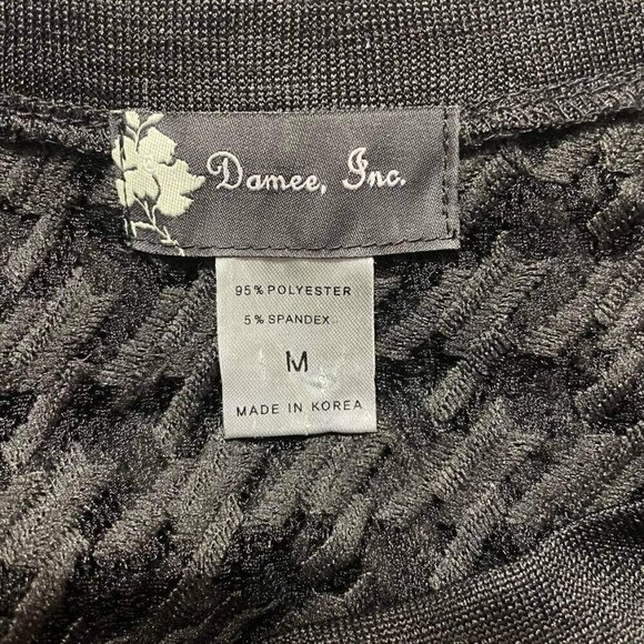 Damee, Inc Size Medium  Top Blouse Zipper Jacket Blazer Lagenlook - Picture 4 of 5